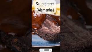 Sauerbraten Alemanha shortsindia food comidaereceitas [upl. by Dahsar]