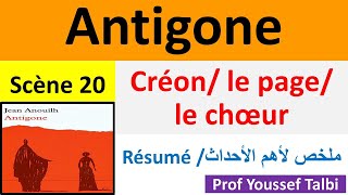 Antigone de Jean Anouilh  Créon et le Chœur résumé [upl. by Lowis915]