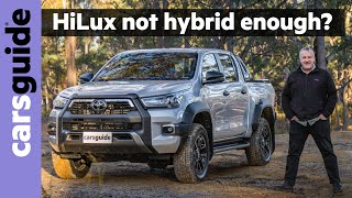 Toyota HiLux 48V hybrid 2024 review Rogue pickups fuel consumption lowered with new VActive tech [upl. by Tiebold]