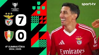 Resumo Benfica 70 Estrela Amadora  Taça de Portugal  sport tv [upl. by Bussy291]