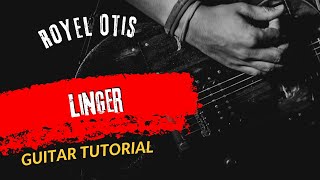 Guitar Tutorial Royel Otis Linger [upl. by Swagerty564]