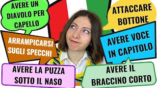 Le 12 Espressioni Idiomatiche più STRANE della lingua ITALIANA non crederai alle tue orecchie 🤣 [upl. by Eiggep]