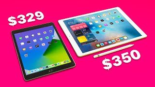 329 iPad 8th gen vs 350 iPad Pro 129quot  Battle of the Budget [upl. by Shwalb]