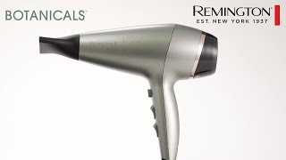 Remington Botanicals™ Hair Dryer AC5860AU 360° Video [upl. by Llieno]