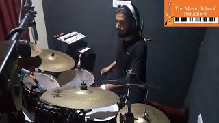 Metallica  Enter Sandman Drum Cover By Venkatesh K  The Music School Bangalore [upl. by Latrell]