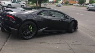 Crazy Loud Lamborghini Huracan w Vorsteiner Kit and Exhaust Acceleration [upl. by Enneirb501]