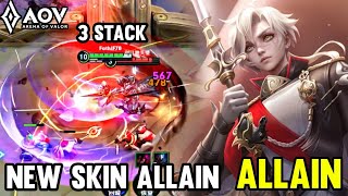 NEW SKINALLAIN GAMEPLAY  3 STACK  ARENA OF VALORHONOR OF KINGS [upl. by Nnahgem979]