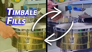 Timbale Pattern Transition Fills  Drum Lesson [upl. by Angelle]