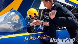 Blue Angels 2024 FULL Show  Startup and Shutdown  Terre Haute Airshow 2024 [upl. by Nesilla]