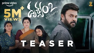 Drushyam2  Official Teaser  Venkatesh Daggubati Meena  Jeethu Joseph  Suresh Productions [upl. by Ahsini]