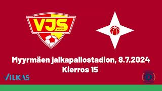 VJS  TPV Miesten Kakkonen 872024 Myyrmäen jalkapallostadion [upl. by Nauqan]