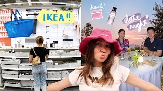 Daily Vlog IKEA Shopping Date Night and Haul [upl. by Ronym]