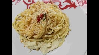 Spaghetti aglio olio peperoncino e cavolfiore [upl. by Eadie]