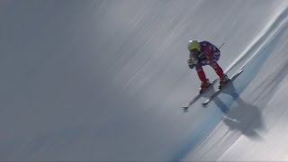 Travis Ganong Back in the Top 10 in Kvitfjell Downhill 2016 [upl. by Changaris255]