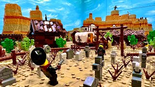 MinifigurenDuell Programmierte Schießerei  LEGO Western Welt Beleuchten Teil 3 [upl. by Enimasaj]