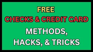 Checks and Credit Card Methods Step by Step [upl. by Aramoj]