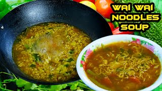 Nepali Style Chau Chau Recipe  Wai Wai Chow Chow Noodles Soup  Instant Chau Chau recipe [upl. by Landon197]