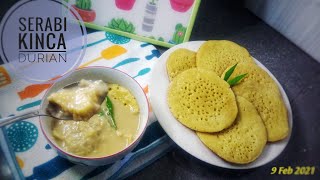 Resep Serabi Kinca Durian  enak bangetharus coba [upl. by Pettit]