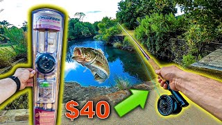 Pflueger Fly Rod Starter Kit Review IT BROKE Budget Fly Fishing For Bass [upl. by Ivz]