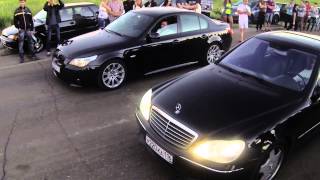 BMW 5series E60 vs MB sclass W220  NiceCarRu [upl. by Loralee]