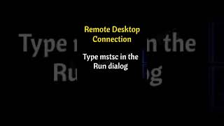 Remote Desktop Connection remotedesktopconnection remotecontrol remoteaccess remotedesktop [upl. by Meyers]