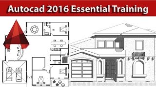 Autocad 2016 Essential Training Tutorial 1 Getting Started User Interface [upl. by Alleb]