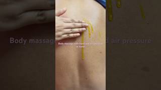 Body massage with hand and air pressure bodybuilding bodymassage funnymemes trynew [upl. by Bac]