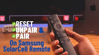 Samsung Smart TV How to Unpair Pair and Reset Remote [upl. by Rehpotsirk]