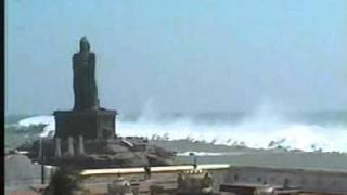 TSUNAMI at Kanniyakumari Tamilnadu [upl. by Romanas639]