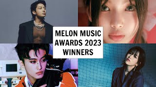 MELON MUSIC AWARDS MMA 2023 ALL WINNERS [upl. by Heady359]