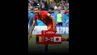 Belgium  Japan  2018 World Cup  Round of 16  belgium japan worldcup [upl. by Il]