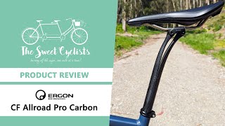 Ergon CF Allroad Pro Carbon Suspension Seatpost Review  feat Leaf Spring Design  FlipHead [upl. by Irrab243]