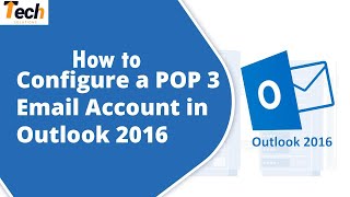 How to configure POP3 email in outlook2016 [upl. by Airamak]