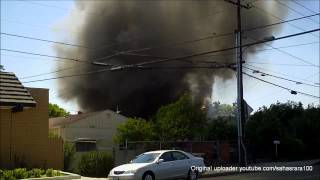 Fire in Baldwin Park CA 063012 RAW FOOTAGE [upl. by Damales98]