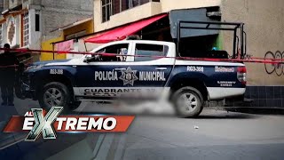 Delincuentes persiguieron y le dispararon a su víctima en calles de Ecatepec  Al Extremo [upl. by Patrich]