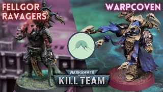 Fellgor Ravagers vs Warpcoven Kill Team Battle Report [upl. by Ami501]