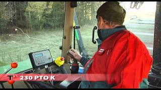 Kranbetjent flishuggere til traktor TP 230 [upl. by Nnainot896]