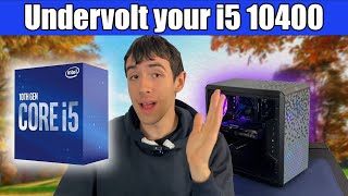 Undervolt your i5 10400 for more FPS and Lower Temperature [upl. by Aloap]