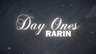 Rarin  Day Ones Official Lyric Video prod Rarin [upl. by Wandy]