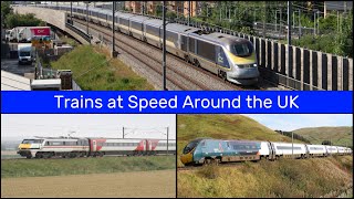 UK Trains at Speed [upl. by Winnick818]