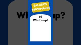 SALUDOS y DESPEDIDAS en INGLES SHort [upl. by Alida]