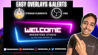 HOW TO MAKE OVERLAYS ON STREAMELEMENTS TO OBS GUIDE streaming tutorial twitch streamelements [upl. by Mctyre]