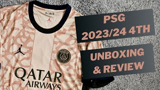 PSG 202324 fourth jersey Unboxing amp Review [upl. by Notxed360]