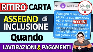 ASSEGNO di INCLUSIONE ⚠️ SMS RITIRO CARTA PAGAMENTI LAVORAZIONI spese VIETATE PRELIEVI BONIFICO AUU [upl. by Moyers]