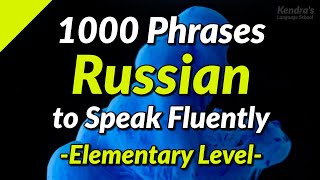 1000 Russian conversation phrases to speak fluently  with Narrators Professional Voice [upl. by Pain]