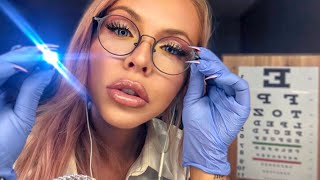 ASMR 🔎 EYE DOCTOR EXAM amp FRAMES FITTING FOR YOUR FACE SHAPE ROLEPLAY [upl. by Chiarra]