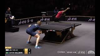 LIN YUN JU vs ANTON KALLBERG CHINA SMASH 2024 [upl. by Phebe]