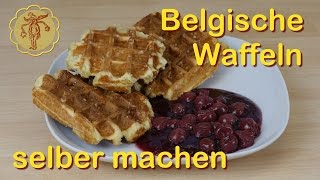 Belgische Waffeln selber machen Lütticher Waffeln [upl. by Atinel]