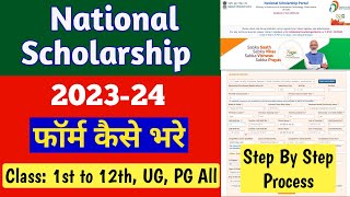 National Scholarship 202324 Form Kaise Bhare  How to Apply Online NSP Scholarship 2023  Nsp 2024 [upl. by Ladnar]