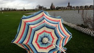 Regen en wind op 9 februari 2016 [upl. by Myrwyn653]